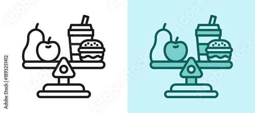 Balanced Nutrition whitegreen icon