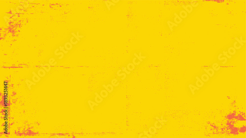 Yellow background with distressed orange texture overlay