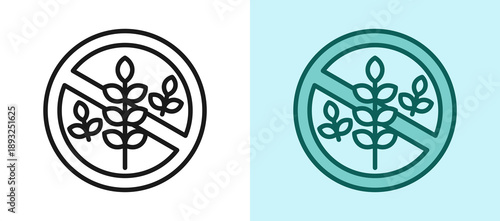 Gluten Free whitegreen icon