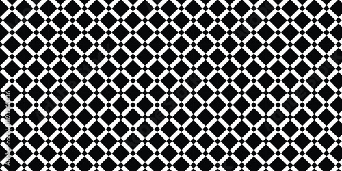 With white geometric pattern and repeating diamond shapes