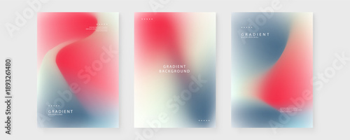 Dramatic abstract background featuring deep red and moody grey fluid mesh gradient textures