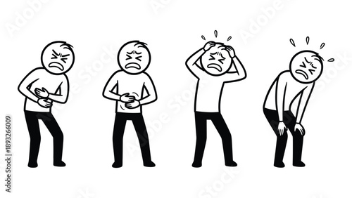 Sequence of frustrated individuals Vector