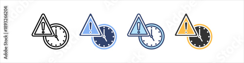 Priority Icon Set Multiple Style Collection