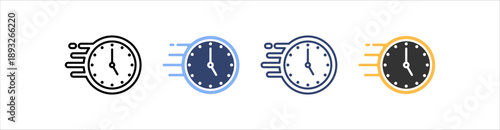 Fasttime Icon Set Multiple Style Collection