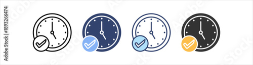 Ontime Icon Set Multiple Style Collection
