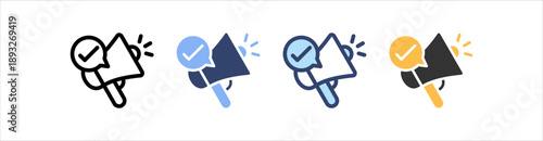 Actual Information Icon Set Multiple Style Collection