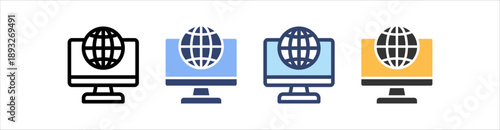 News Icon Set Multiple Style Collection