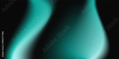 Abstract dark blue green white background teal black color grainy texture gradient web header banner design, copy space