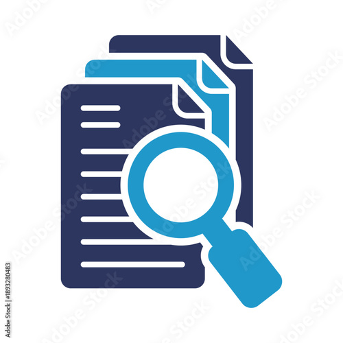 Reference icon vector design illustration templates in trendy styles