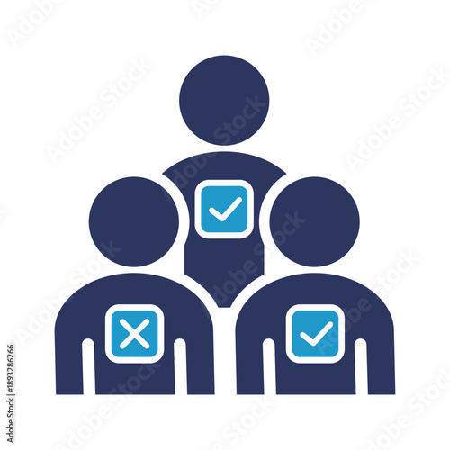 Selection icon vector design illustration template in trendy style