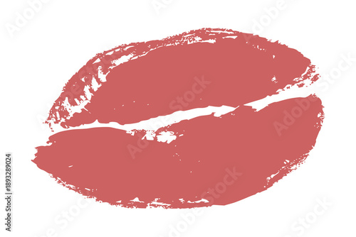 Lipstick kiss mark Romantic lip print Imprint of lips kiss Sexy lips makeup Female mouth Love symbol Design element for beauty fashion poster Valentines Day wedding