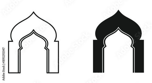 Abstract Geometric Shapes with Radiating Lines
