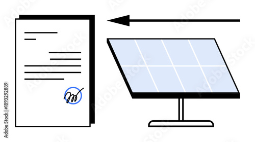 Solar panel agreements. Renewable energy agreements with contract forms and solar panels. Solar panel agreements sustainability and clean energy contracts. For business, eco, sustainability, energy