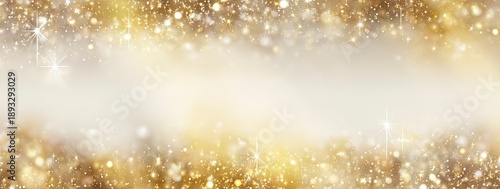 Wallpaper Mural Bright Festive Golden Sparkle Light Background Torontodigital.ca