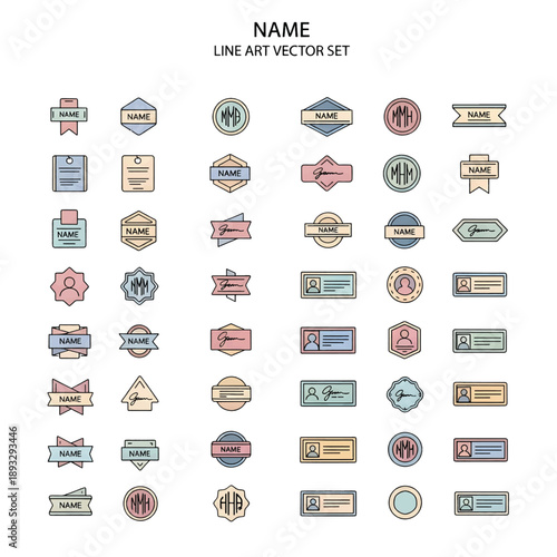 Name Concept with Personalized Text or Identity Representation