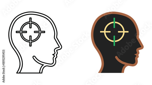 Targeting human head with precision