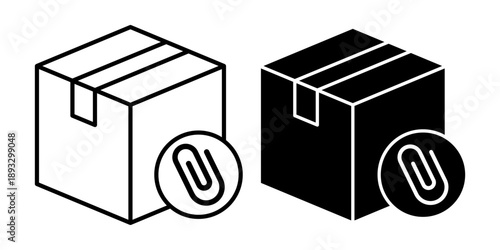 Two Boxes with Lock Symbols.