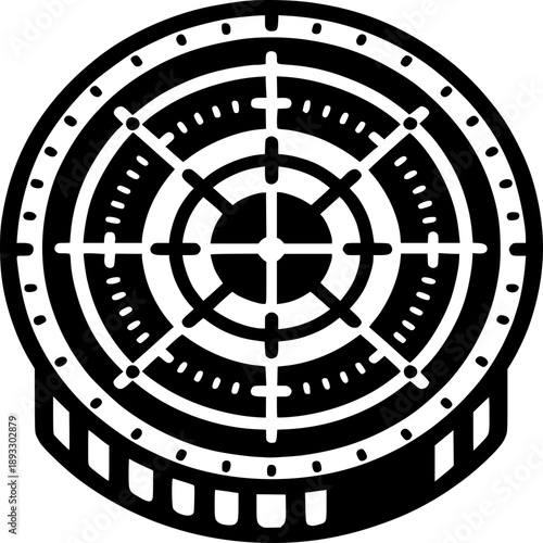 Focusing On Precision: An abstract image of a targeting reticle, symbolizing accuracy and focus