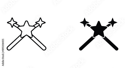 Star-Crossed Symbols in Black and White