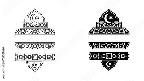 Elegant Black and White Geometric Jewelry Designs