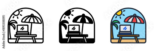 Beach Workspace is a relaxed outdoor working environment combining travel freedom, creativity, and remote productivity.