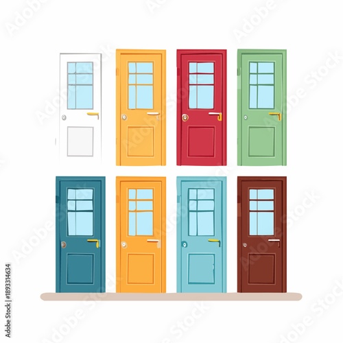 Colorful Doors and Frames.