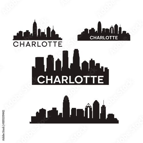 Line drawing of a large container ship at sea