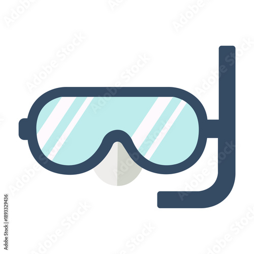 Vector graphic icon for Diving mask