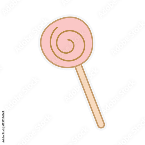 lollipop isolated on white