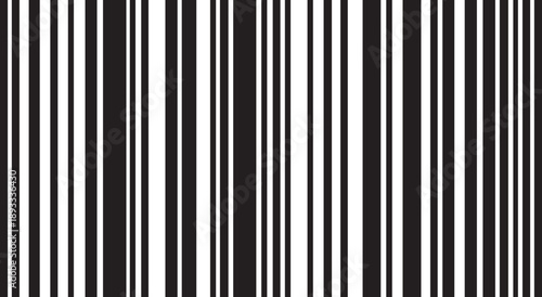 Barcode icon vector illustration for scanning retail product identification, digital inventory tracking, modern flat design symbol set collection group for web app print use.