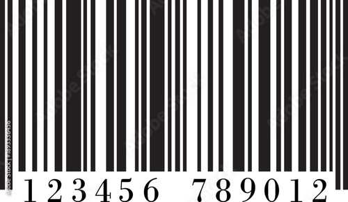 Barcode icon vector illustration for scanning retail product identification, digital inventory tracking, modern flat design symbol set collection group for web app print use.