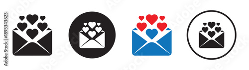 Free Download Love gift and envelope icon set. Valentine love Icons Collection. Illustration eps 10 - GFXLoad