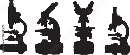 microscope outline style icon