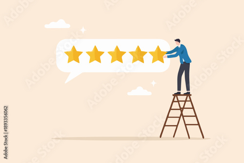 Good review and rating stars