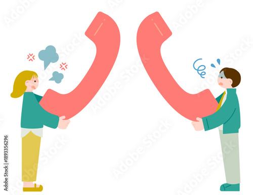 クレーム電話に対応するスタッフ　カスタマーハラスメントと顧客対応のストレス