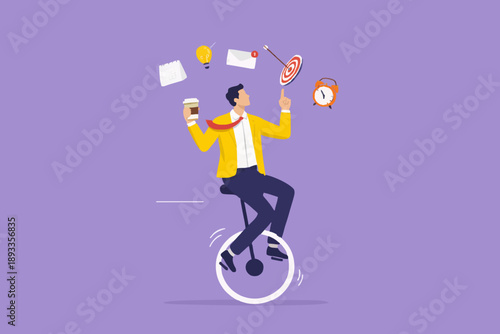 Man Balancing With Objects