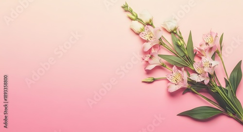 Happy women's day celebration with beautiful floral arrangement