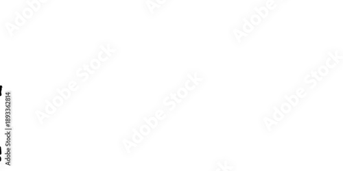 A black screen with a white stylized drawing of a bison s head