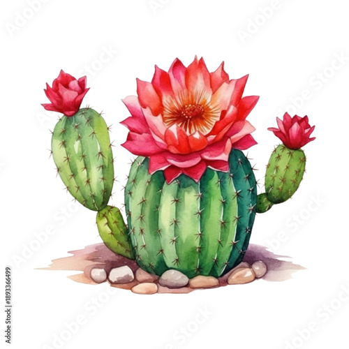 cactus with flowers