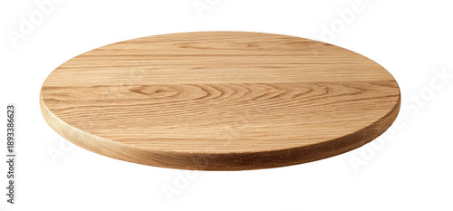Round wooden cutting board