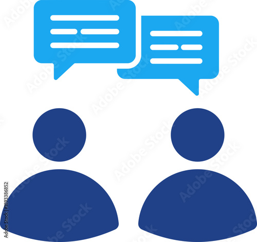 People Talking Communication Concept.