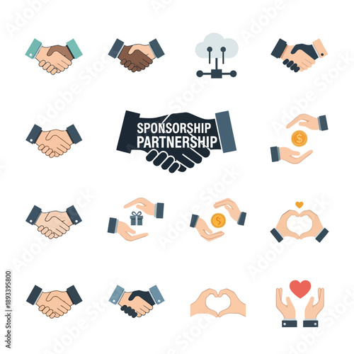 Handshake Partnership Business Agreement Concept.