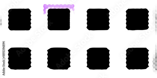 Abstract purple drips and streaks against a dark background