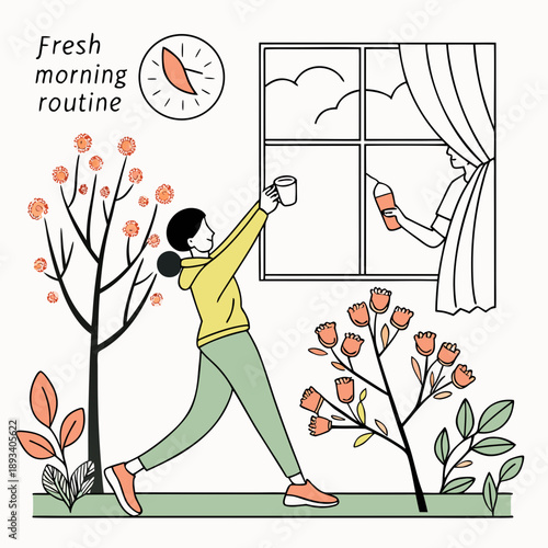 You Re In Control Fresh Morning Routine Spring Ill (2) SVG Vector Design