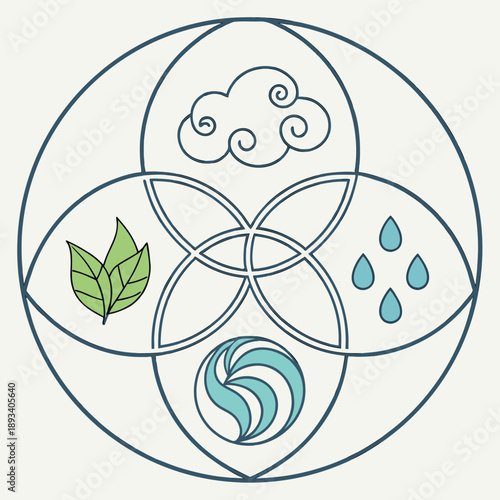 You Re In Control Earth Care Abstract Clean Illust (2) SVG Vector Design
