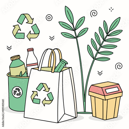 You Re In Control Eco Lifestyle Clean Illustration (2) SVG Vector Design