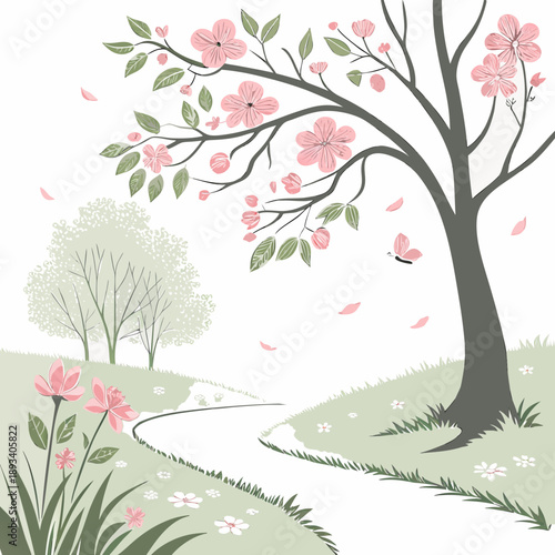 You Re In Control Spring Outdoor Calm Illustration SVG Vector Design