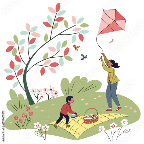 You Re In Control Spring Leisure Activity Illustra (1) SVG Vector Design