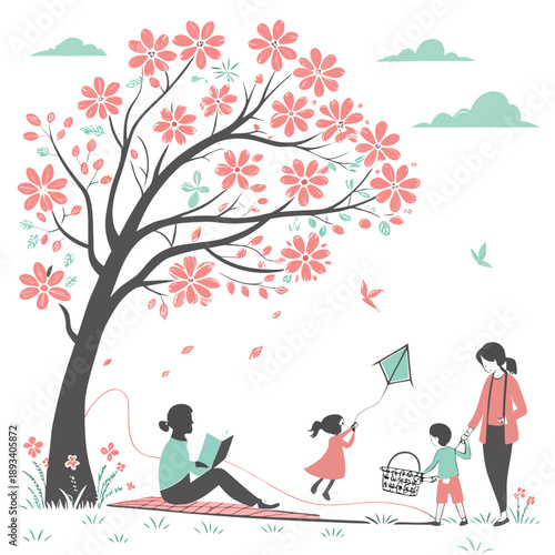 You Re In Control Spring Calm Daily Life Illustrat SVG Vector Design