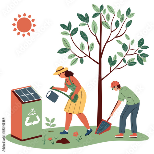 You Re In Control Nature Friendly Routine Illustra SVG Vector Design